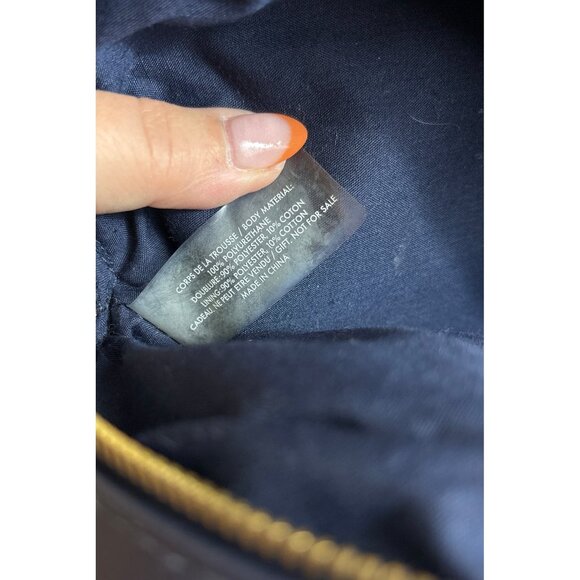 Dolce & Gabbana Navy Pebbled Cosmetic Bag + BUXOM Lip Gloss Duo - Picture 7 of 9